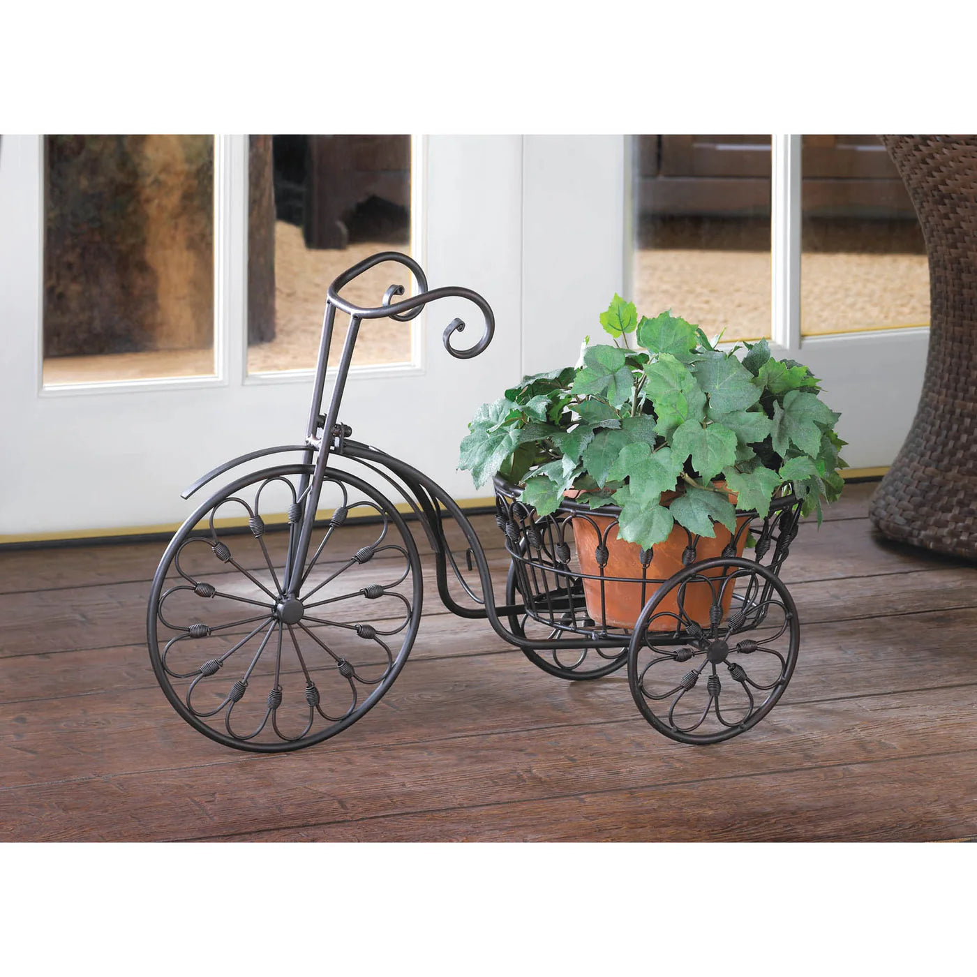 Iron Bicycle Plant Stand