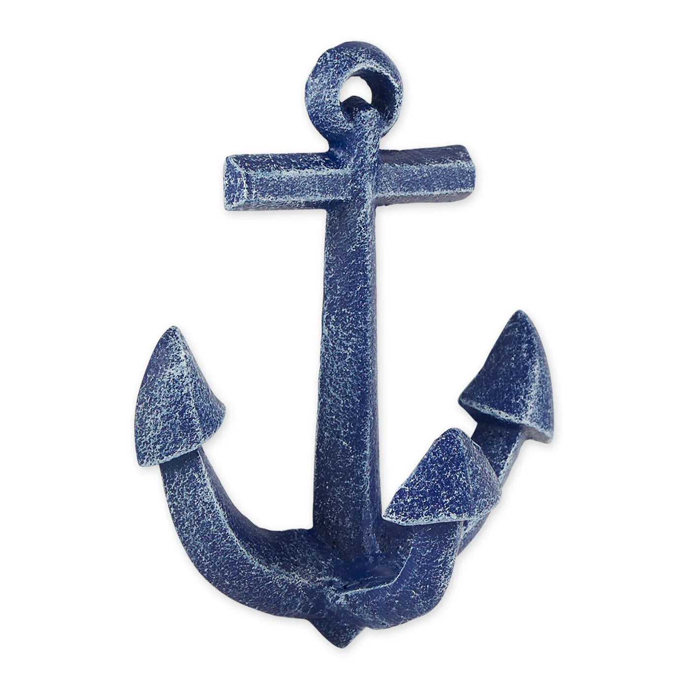 Cast Iron Blue Anchor Wall Hook