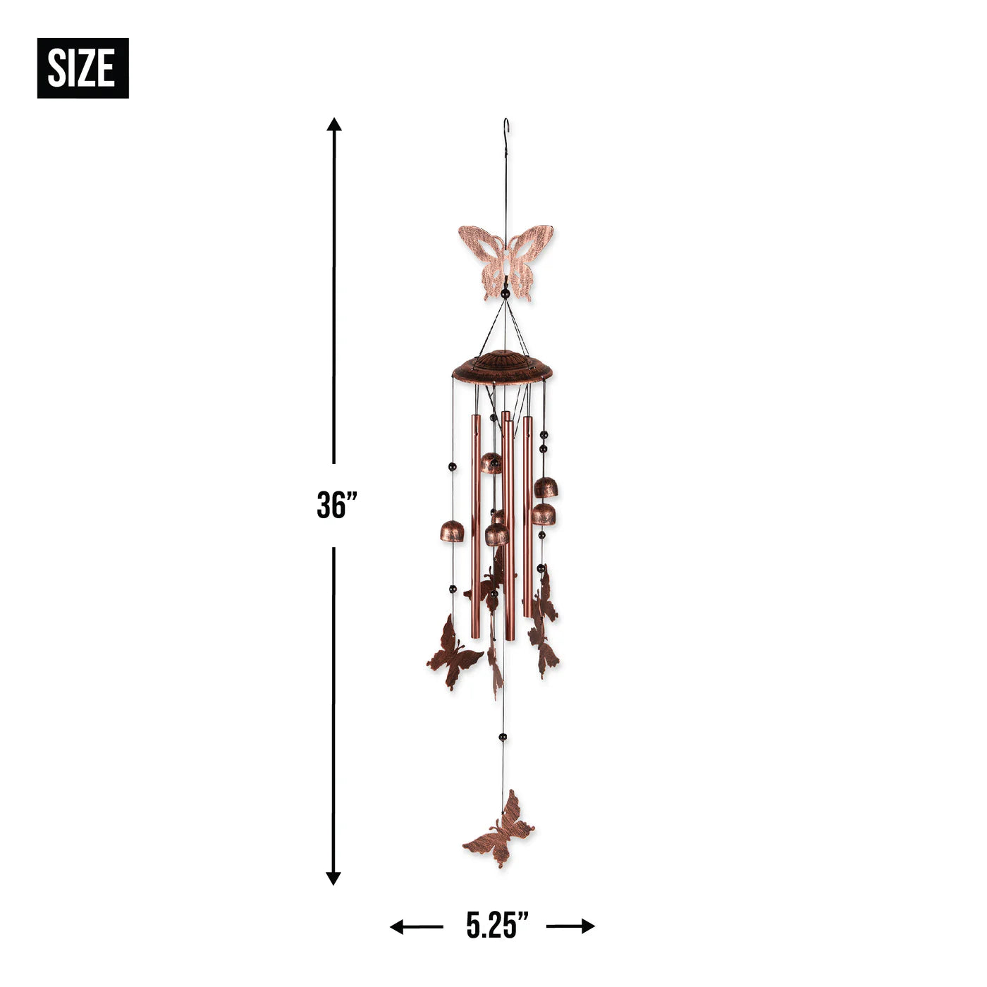 Fluttering Butterflies Wind Chime