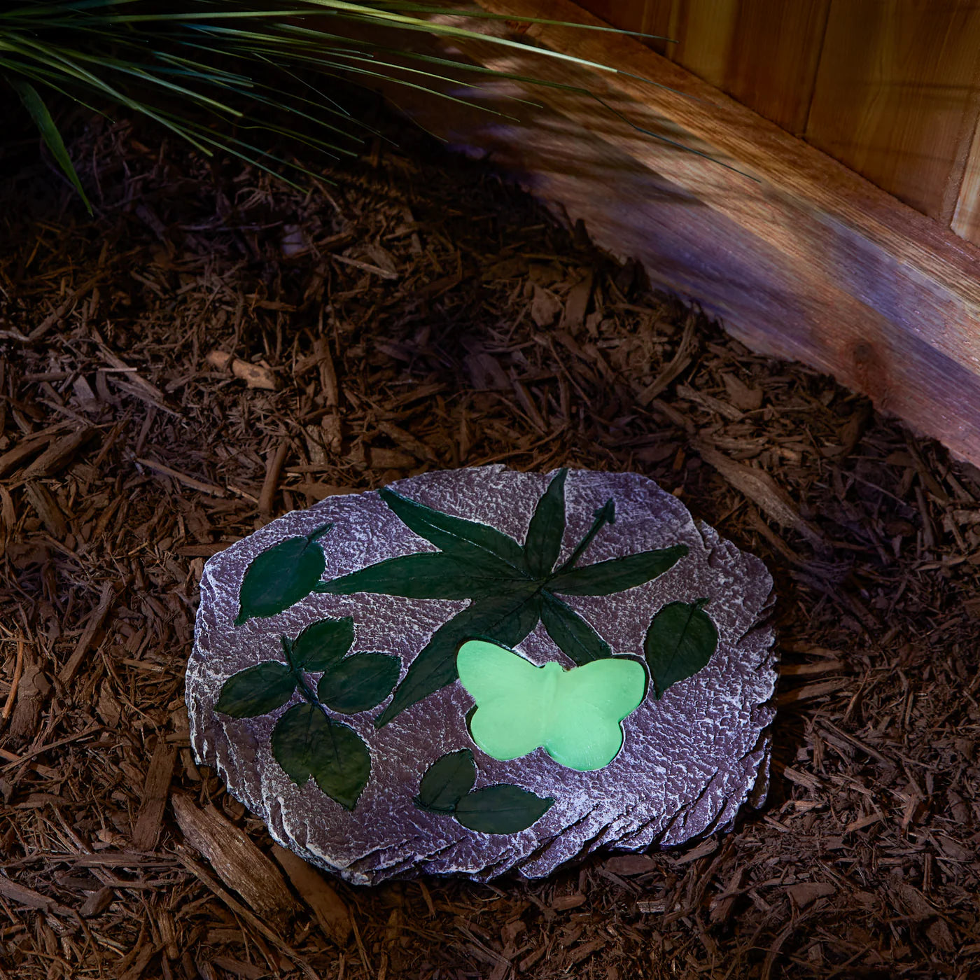 Polyresin Butterfly Glow in the Dark Stepping Stone