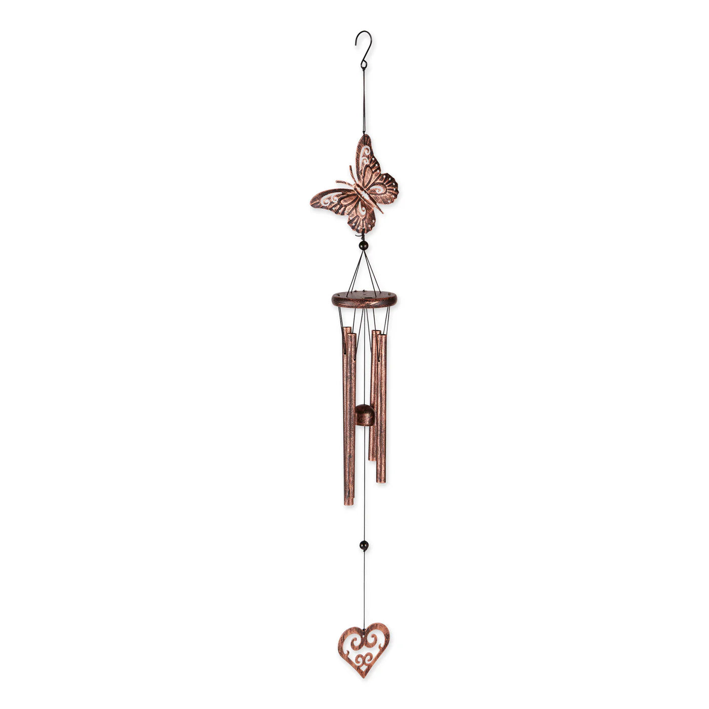 Butterfly and Heart Wind Chime