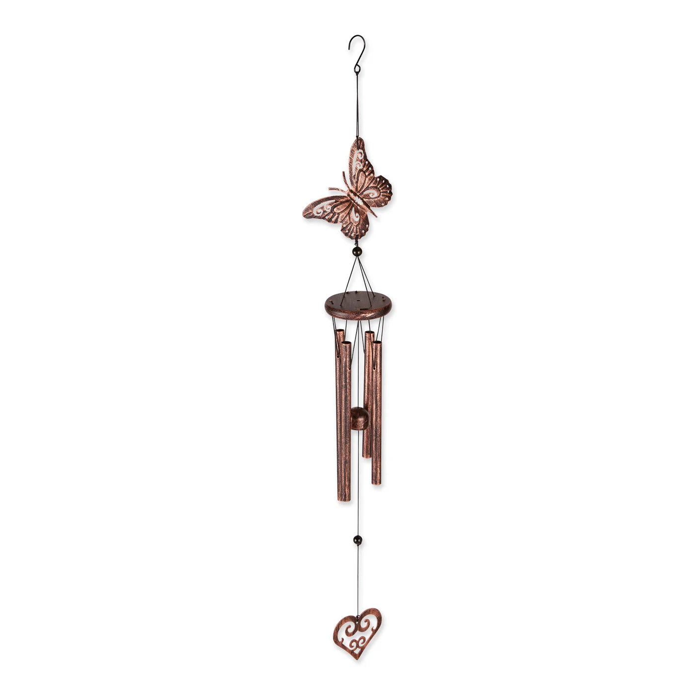 Butterfly and Heart Wind Chime