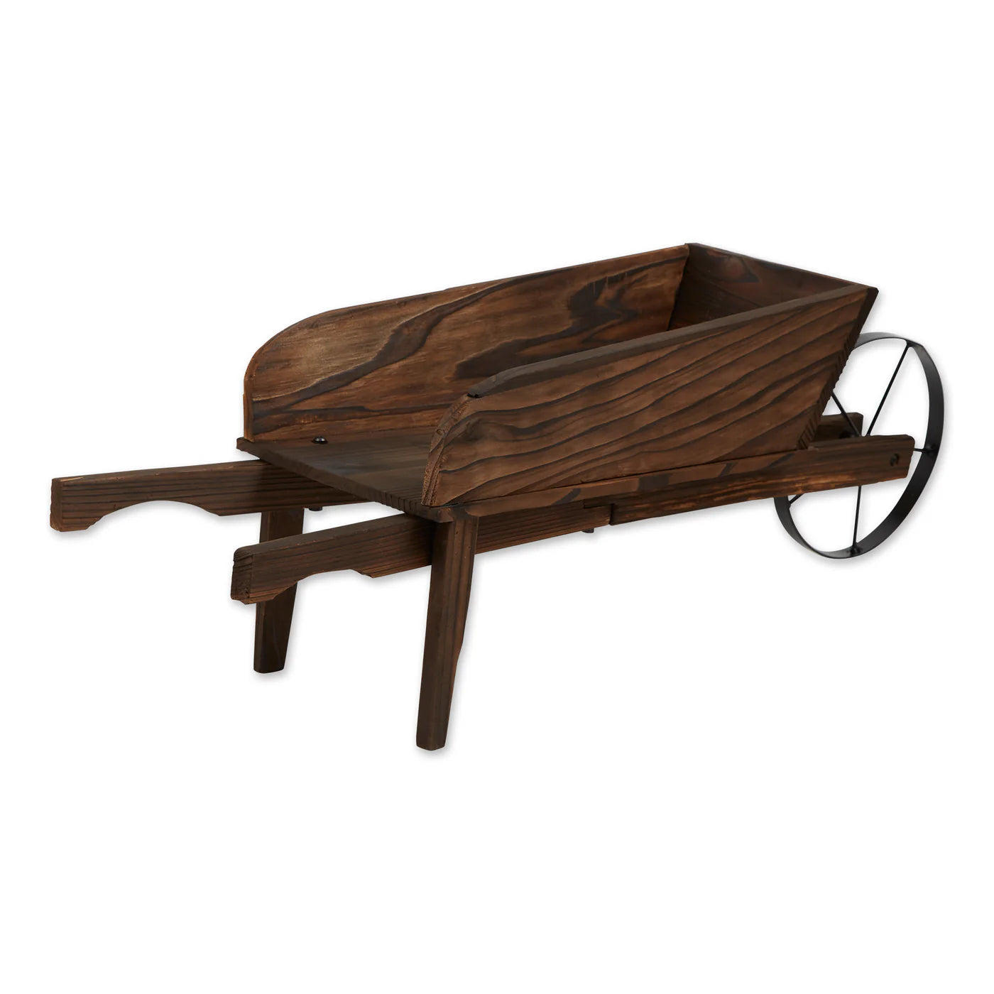 Fir Wood Country Flower Cart Planter