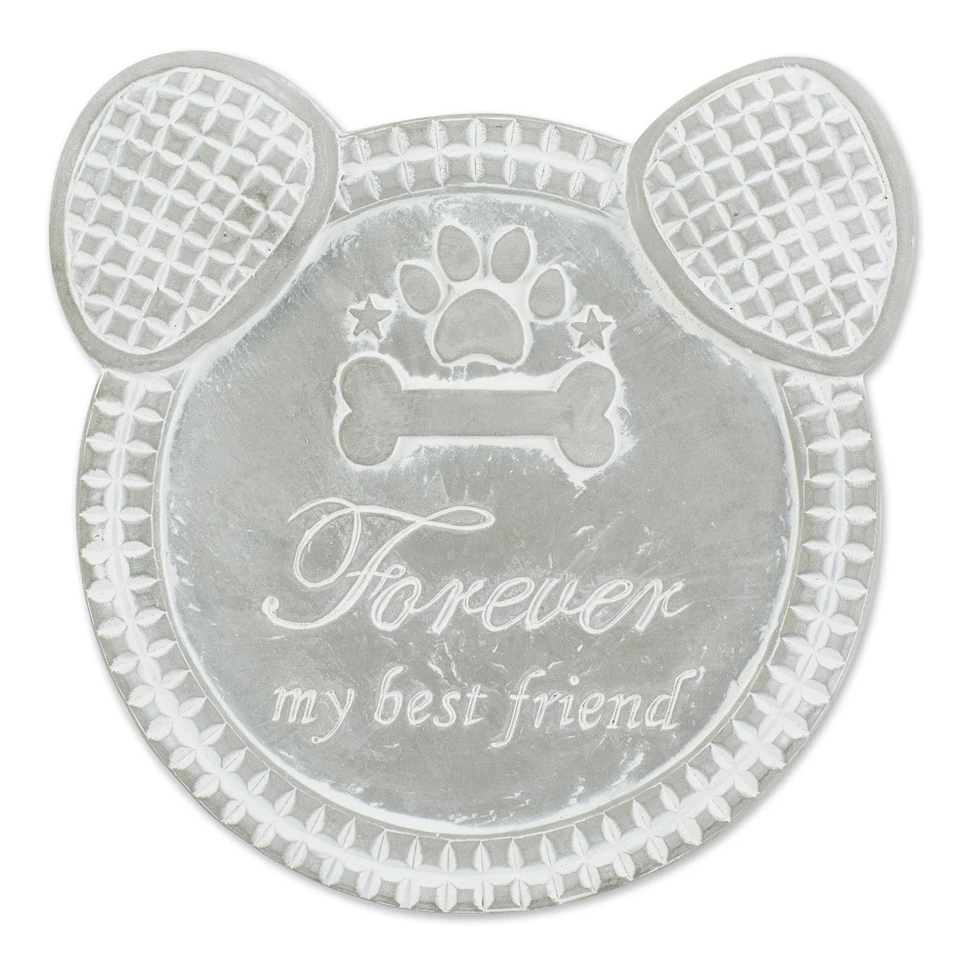 Cement "Forever My Best Friend" Dog Memorial Stepping Stone