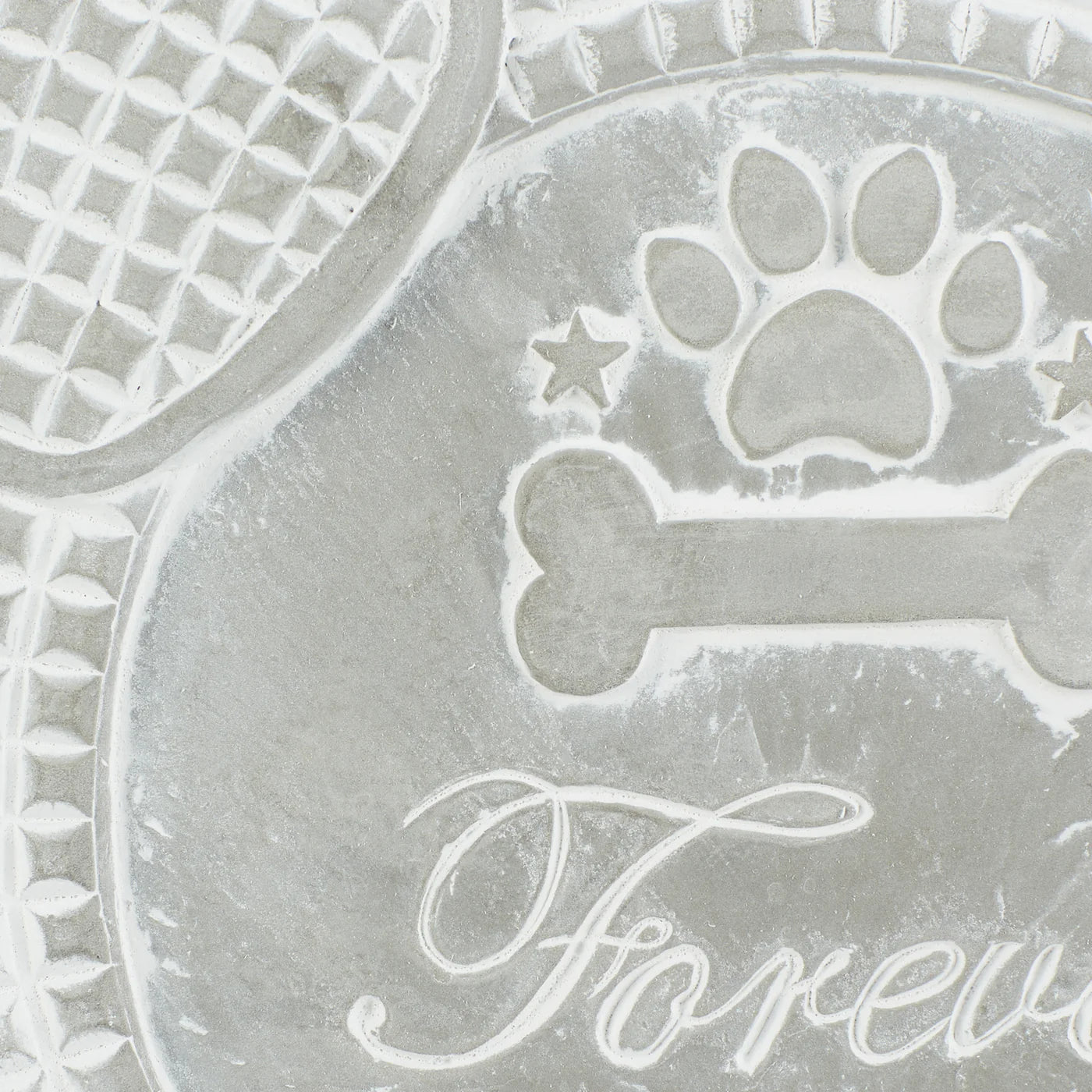 Cement "Forever My Best Friend" Dog Memorial Stepping Stone