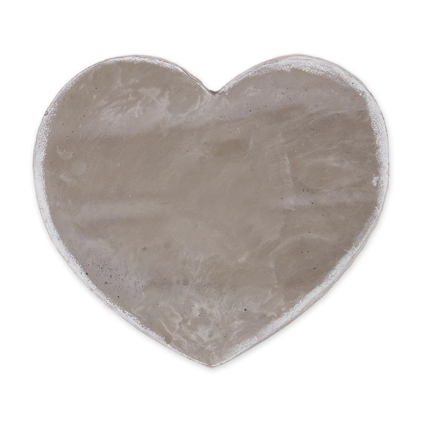 Cement Texas Proud "Don't Mess With Texas" Flag Heart Shaped Stepping Stone