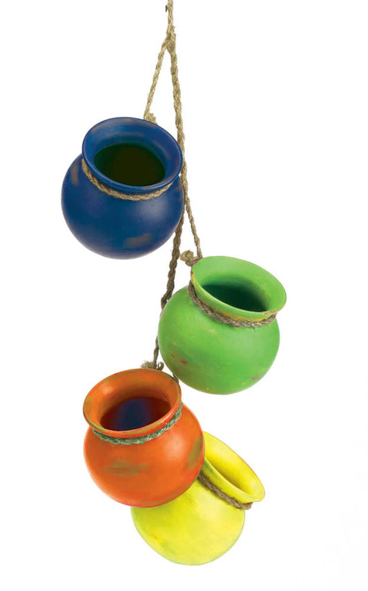 Terra Cotta Fiesta Dangling Pots