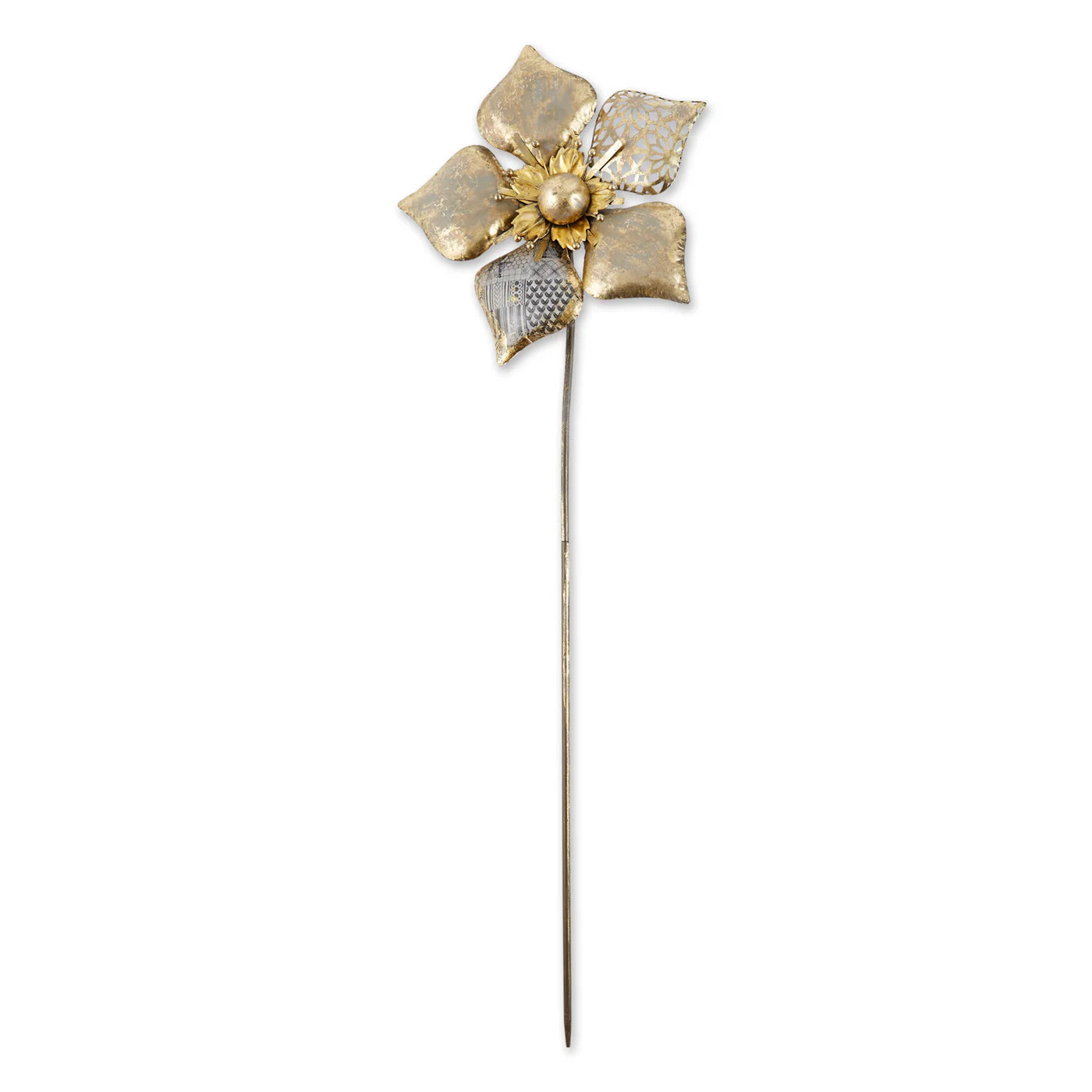 Iron Large Flower Garden Stake