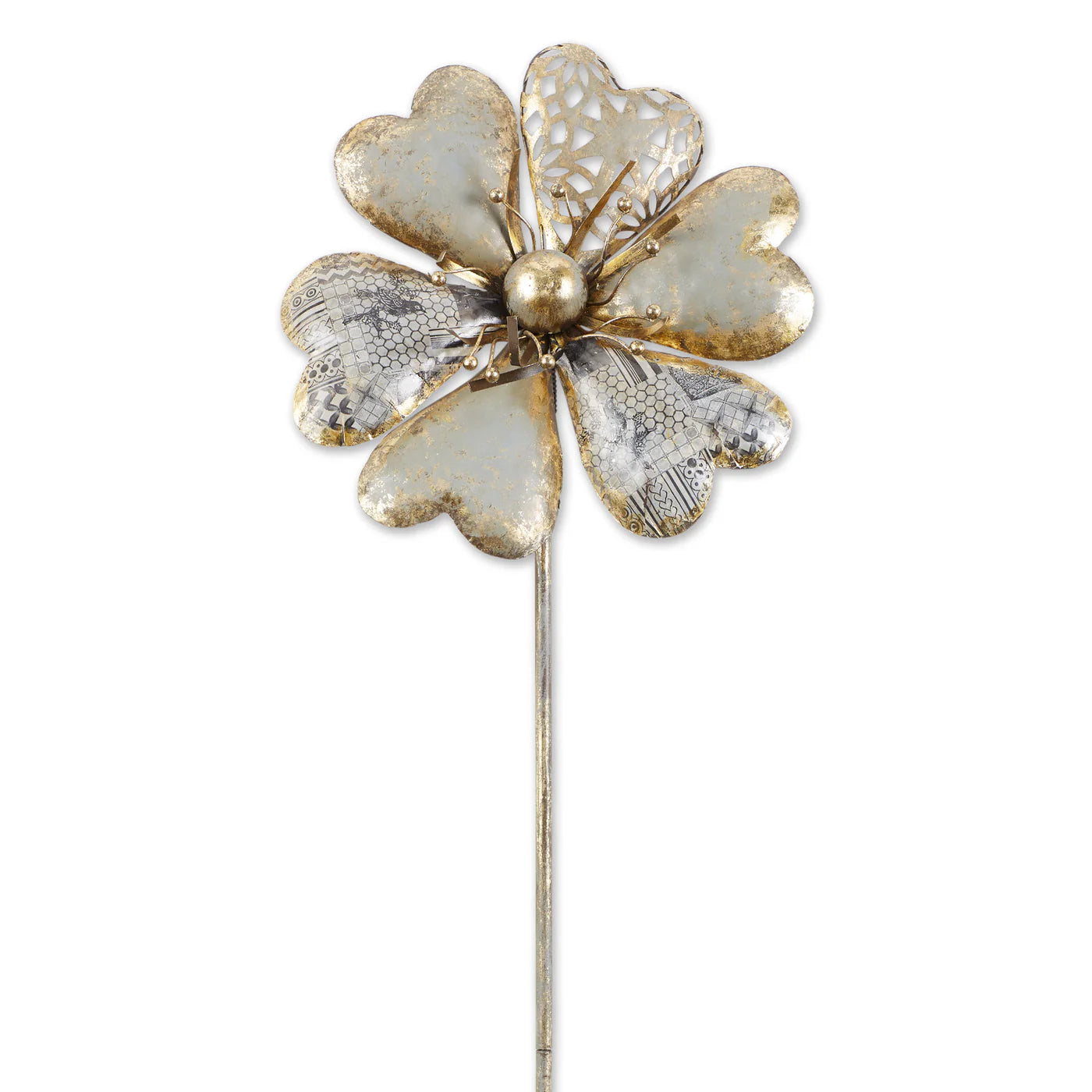 Iron Medium Flower Garden Stake