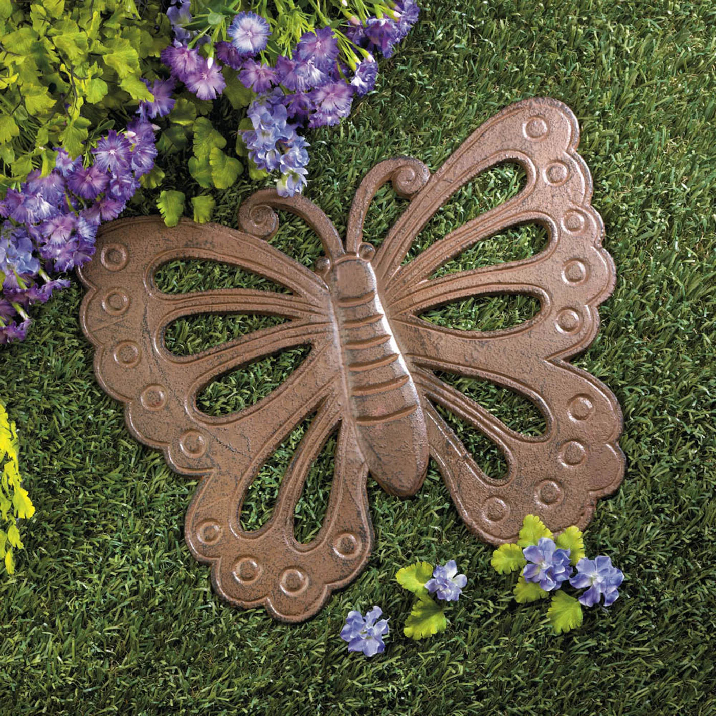 Cast Iron Butterfly Stepping Stone