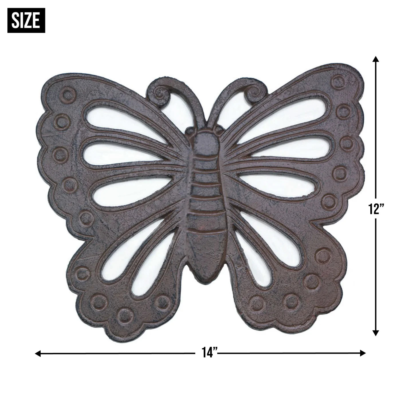 Cast Iron Butterfly Stepping Stone