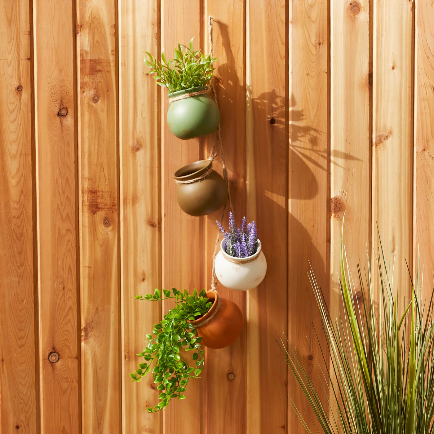 Terra Cotta Neutral Garden Dangling Mini Pots