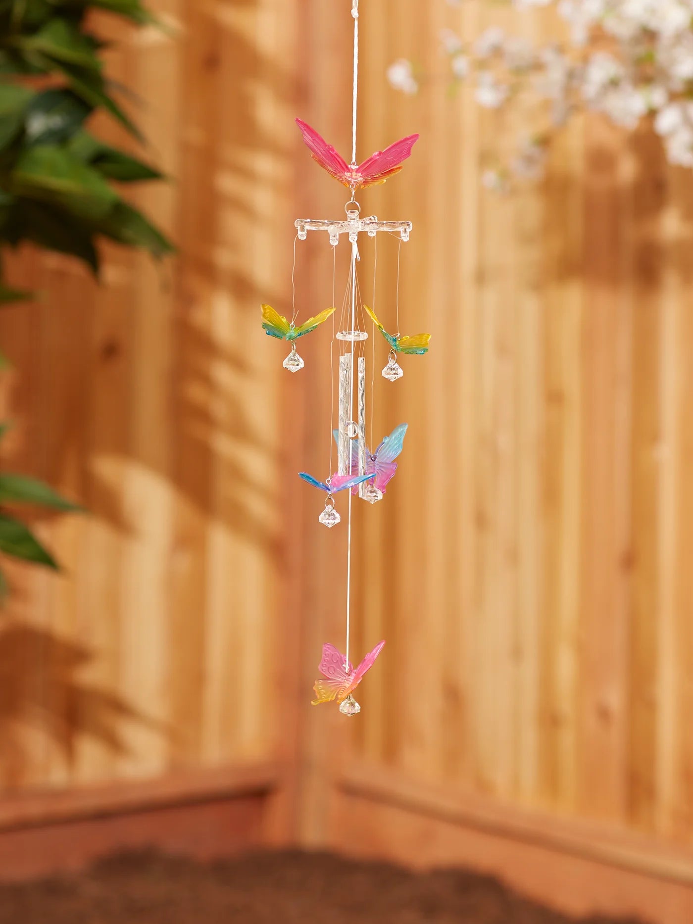 Rainbow Butterfly Wind Chime