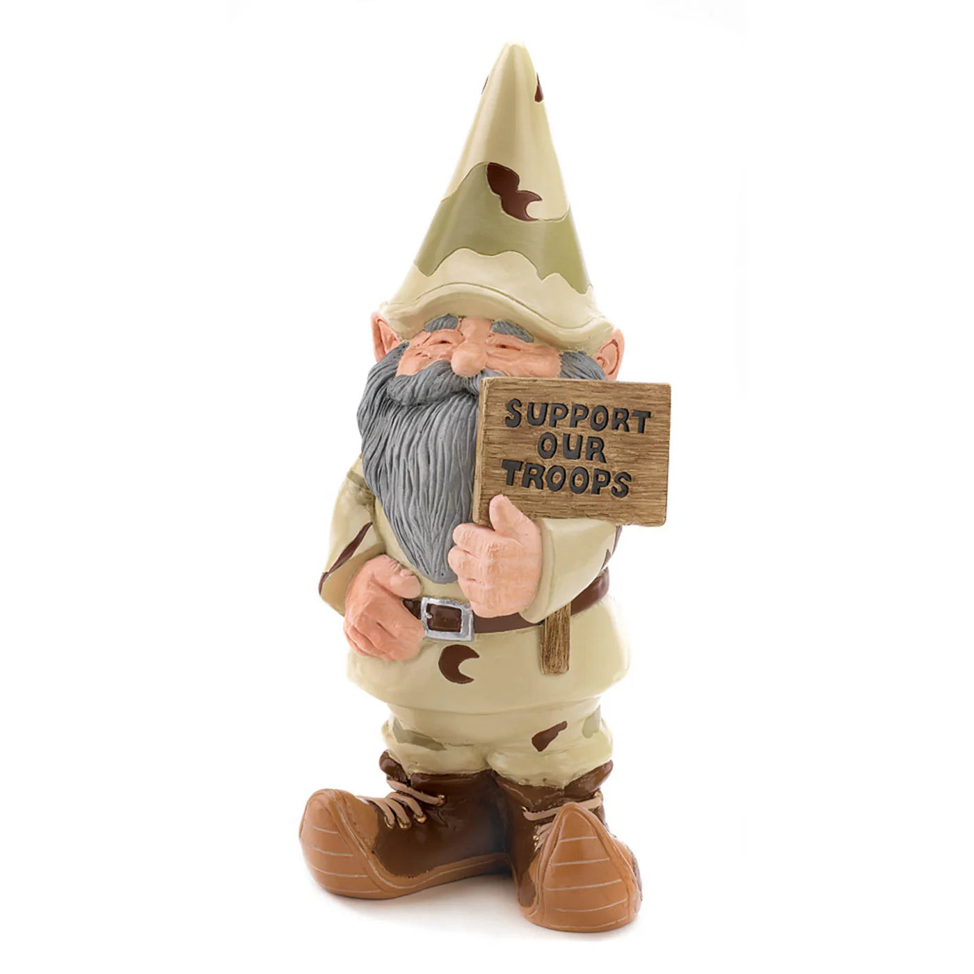 "Support Our Troops" Gnome Garden Figurine