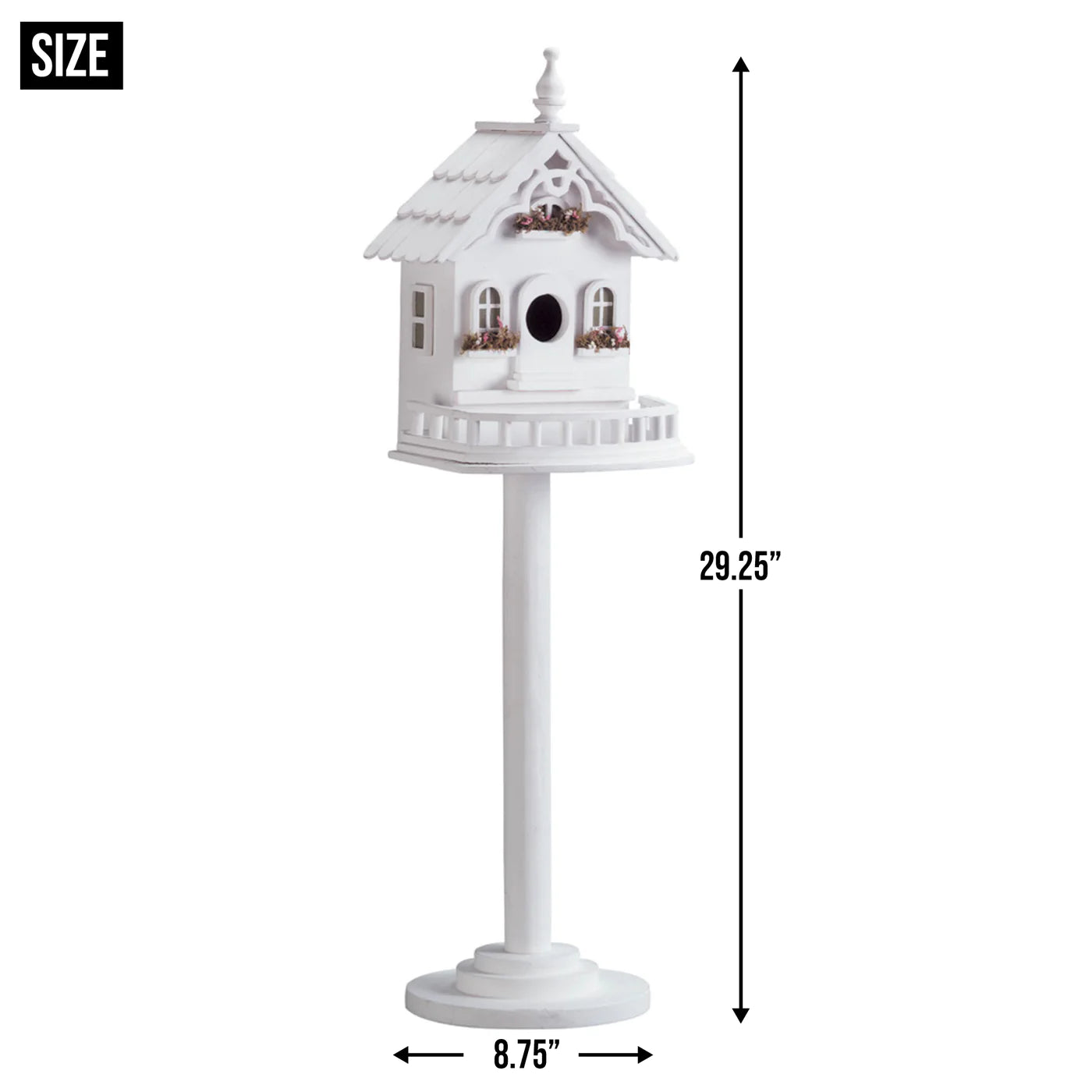 Freestanding Victorian Birdhouse