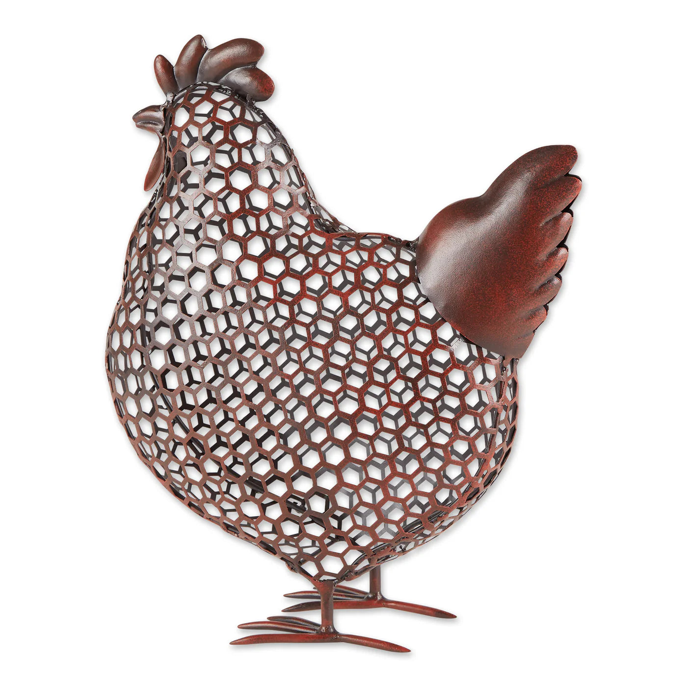 Iron Chicken Wire Chicken Sculpture