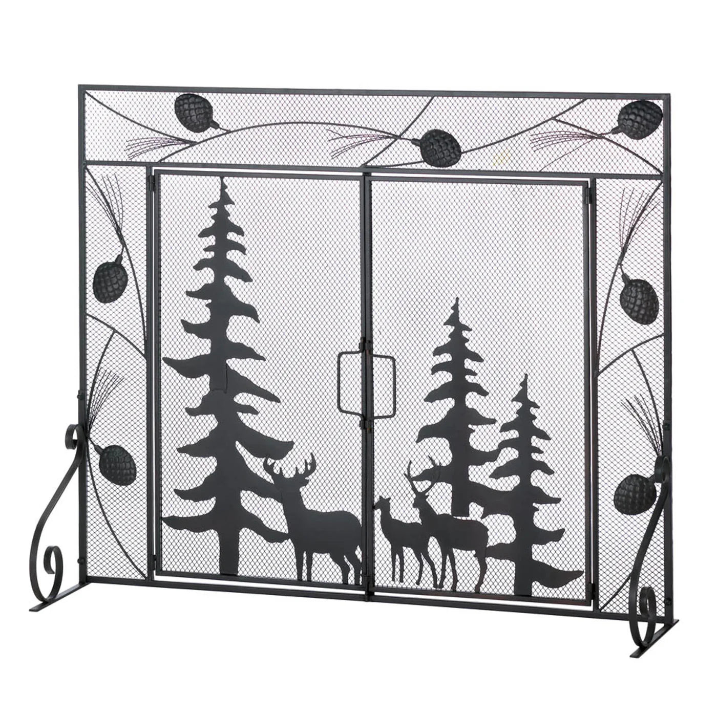 Woodland Forest Fireplace Screen